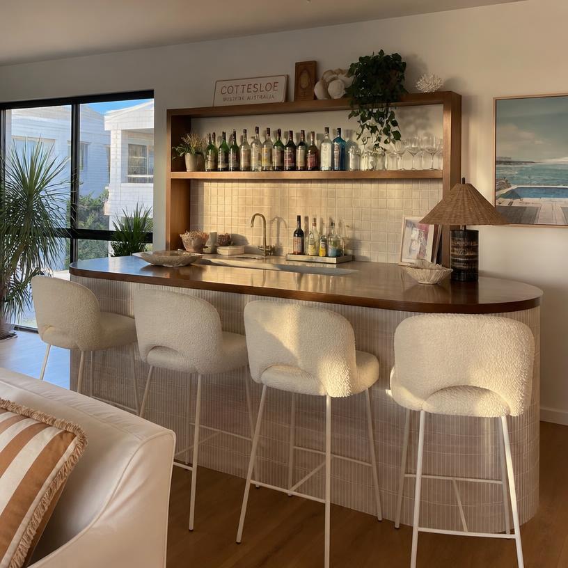 Customer photo of stools in an Australian home
